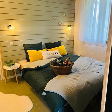 La Suite Unique - Le Jardin Sur Les Pyrenees- Vue Panoramique Montagne -Jardin Cloture Prive De 100M2-Parking-Linge De Lit Et Serviettes Compris- Bielle Exterior photo
