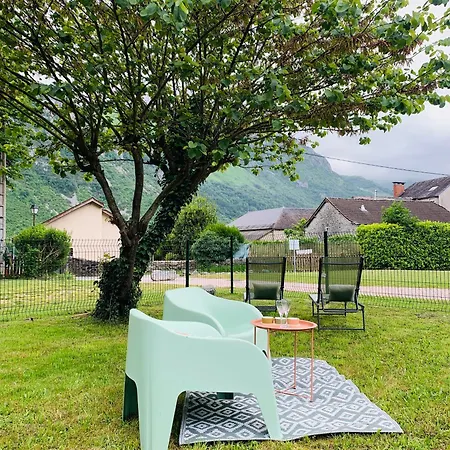 La Suite Unique - Le Jardin Sur Les Pyrenees- Vue Panoramique Montagne -Jardin Cloture Prive De 100M2-Parking-Linge De Lit Et Serviettes Compris- Bielle Exterior photo