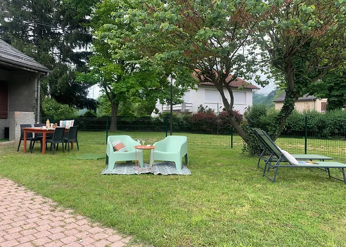 La Suite Unique - Le Jardin Sur Les Pyrenees- Vue Panoramique Montagne -Jardin Cloture Prive De 100M2-Parking-Linge De Lit Et Serviettes Compris-