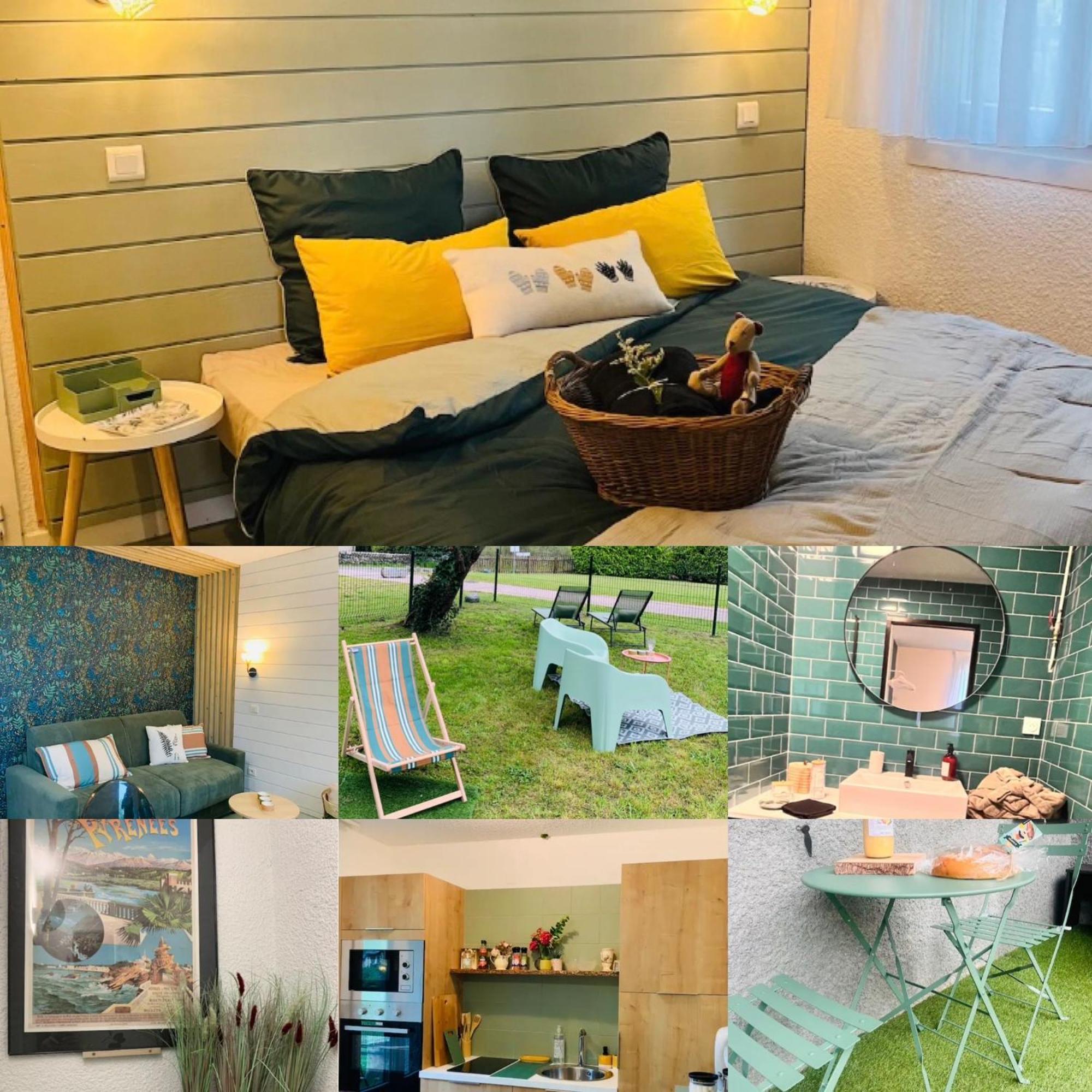 Apartment La Unique - Le Jardin Sur Les Pyrenees- Vue Panoramique Montagne -jardin Cloture Prive De 100m2-parking-linge De Lit Et Serviettes Compris-